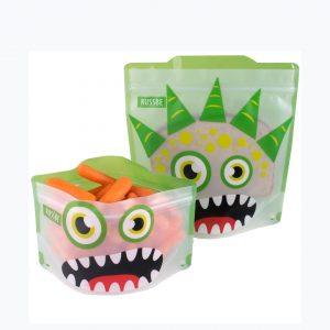 Green Monster Design - Reusable Snack and Sandwich Pack (4 pack)