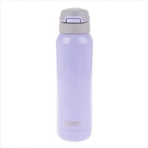 Lilac 500ml Sports Bottle with straw